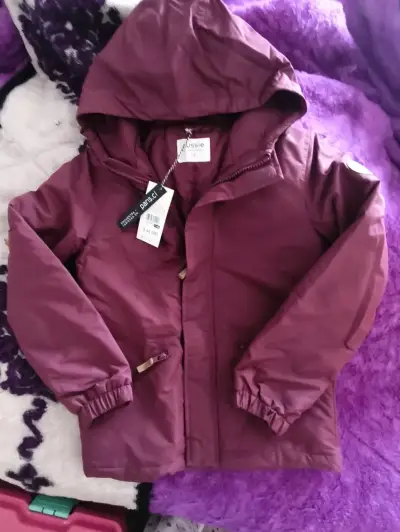 Chaqueta de invierno Aussie burdeos para niño - miniatura 1