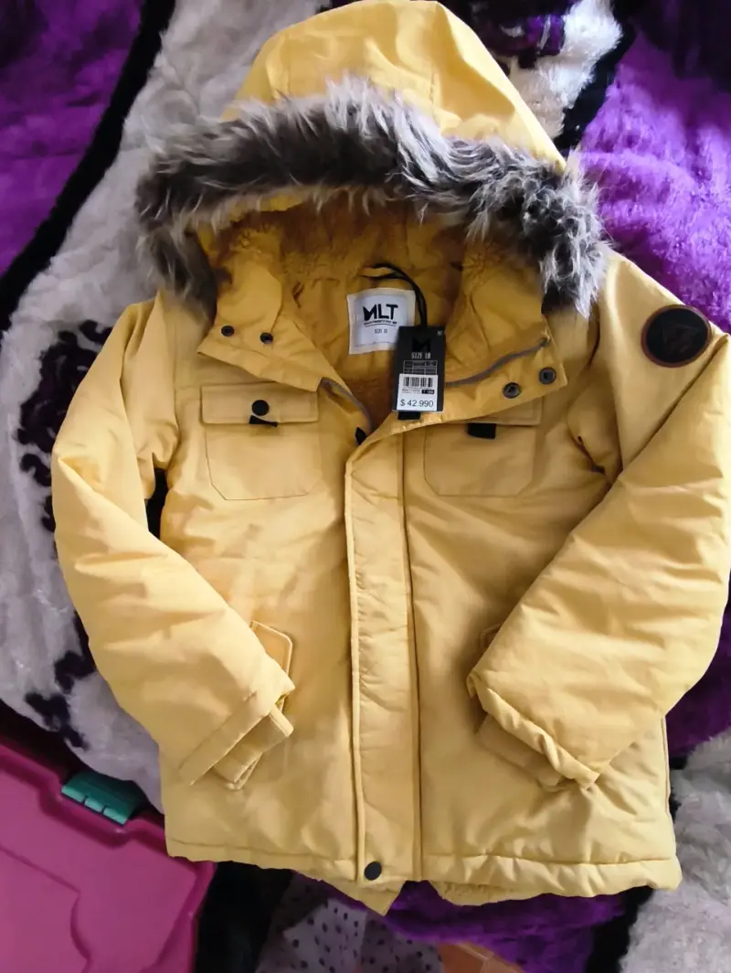 Chaqueta de invierno Aussie burdeos para niño - 2