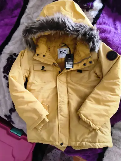 Chaqueta de invierno Aussie burdeos para niño - miniatura 2