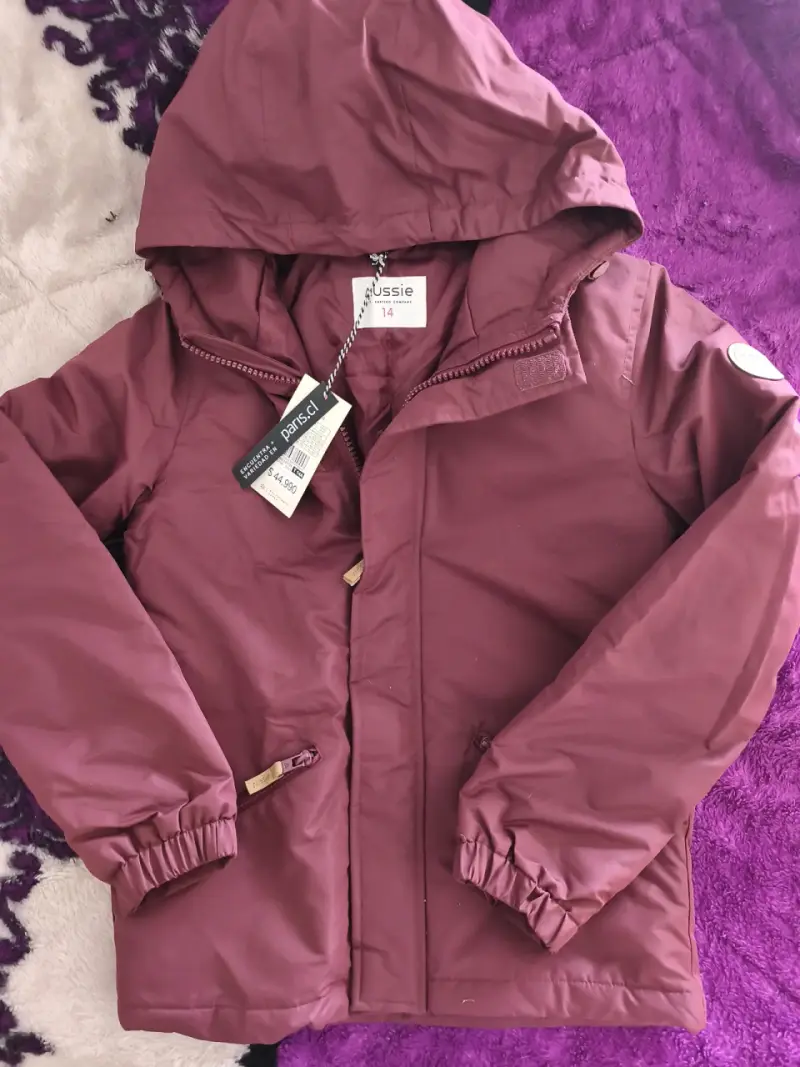 Chaqueta de invierno Aussie burdeos para niño - 3