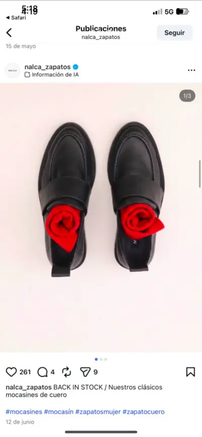 Zapatos de cuero negro Nalca para mujer - miniatura 3