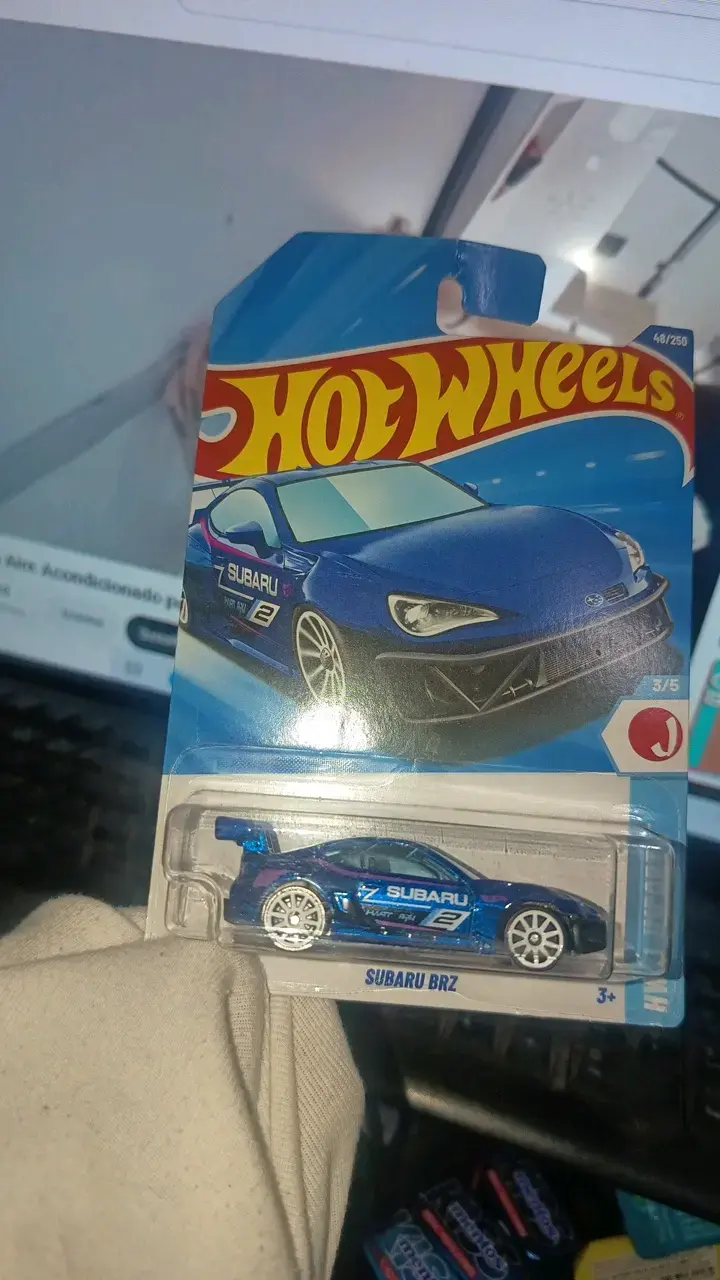 Hot Wheels Subaru BRZ azul nuevo - 1