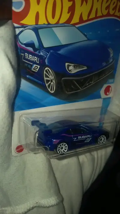 Hot Wheels Subaru BRZ azul nuevo - miniatura 3