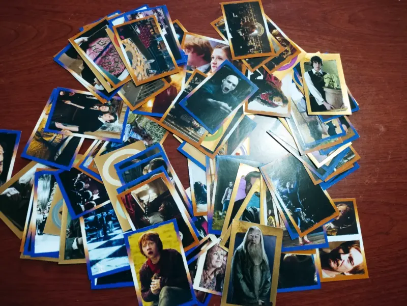 Lote 87 laminas album Harry Potter - 1