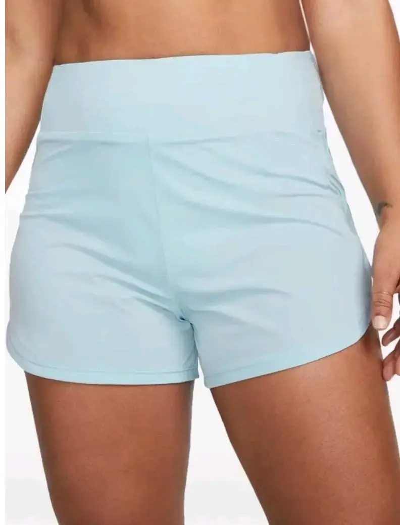 Shorts Deportivo Nike Celeste Dry Fit Mujer M - 1