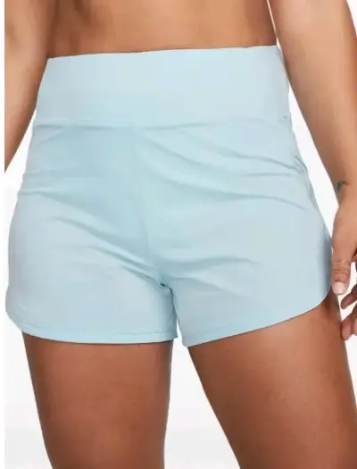 Shorts Deportivo Nike Celeste Dry Fit Mujer M - miniatura 1