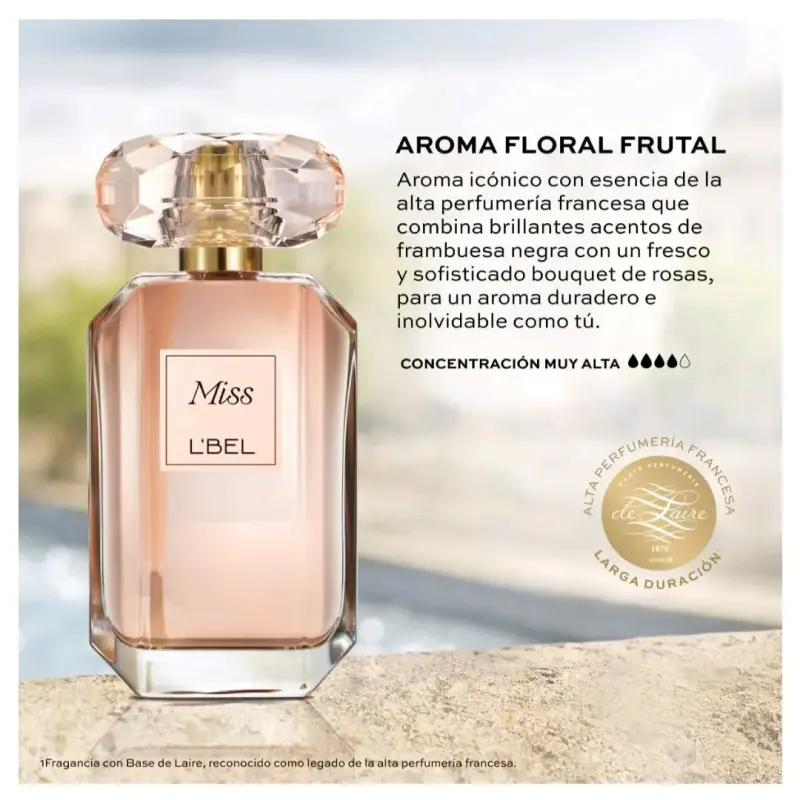 Perfume Miss L'Bel con aroma a frambuesa y rosas - 3
