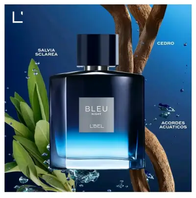 Perfume Bleu Night L'Bel aroma herbal maderoso - miniatura 3