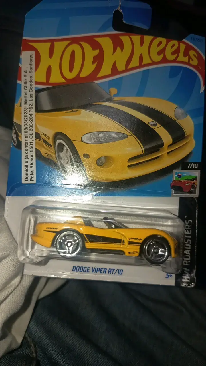 Hot Wheels Dodge Viper RT/10 amarillo - 1