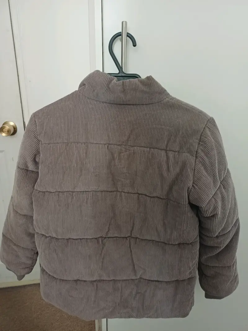 Chaqueta de cotelé gris para niño talla 10 - 2