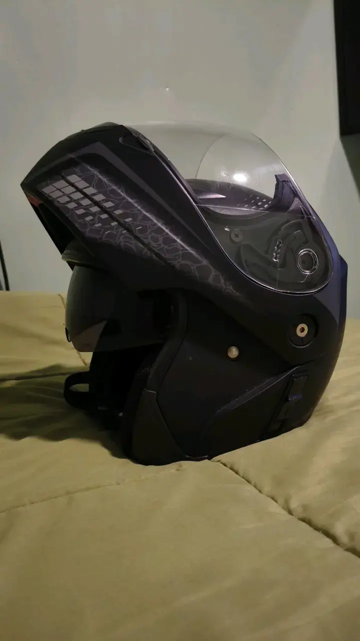 Casco integral de moto LGN negro XL nada de uso - 3