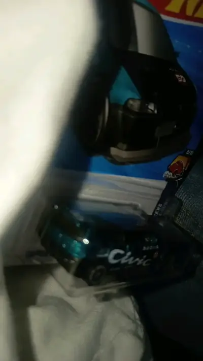 Hot Wheels Honda Civic Custom azul - miniatura 3