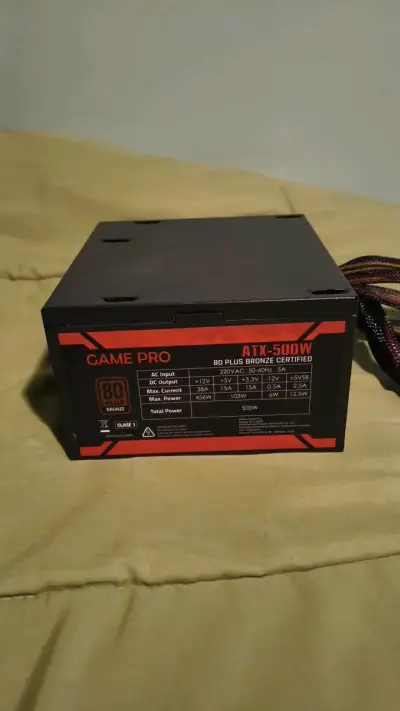 Fuente de poder Game Pro ATX-500W 80 Plus Bronze - miniatura 1