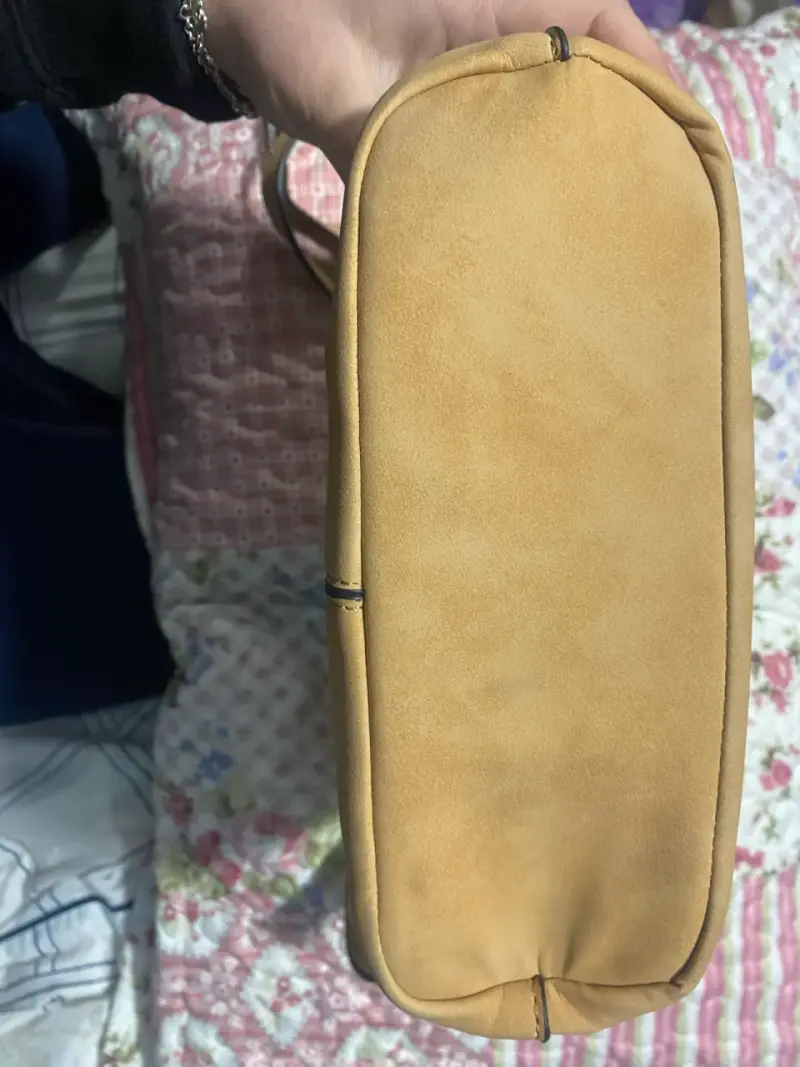 Bolso cruzado beige de cuero Sorelle - 4
