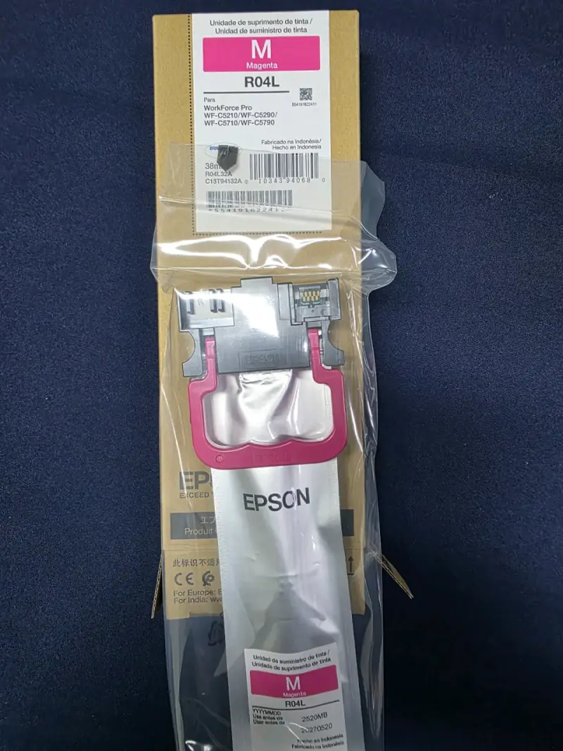 Kit original Epson R04L WorkForce Pro – BK/C/Y/M - 3
