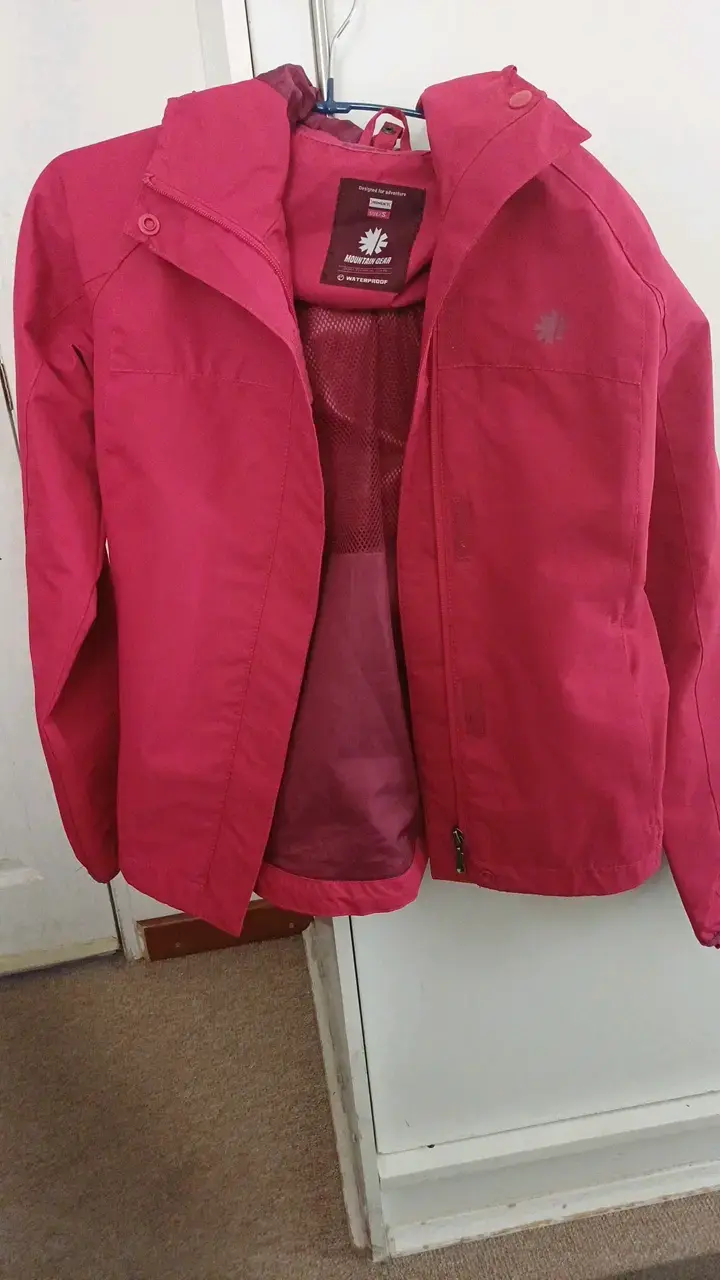 Chaqueta impermeable Mountain Gear fucsia - 1