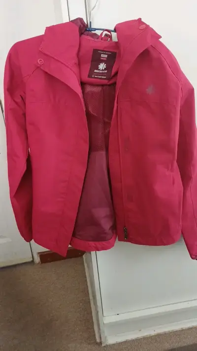Chaqueta impermeable Mountain Gear fucsia - miniatura 1
