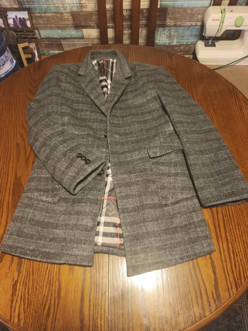 Abrigo gris para hombre - 3