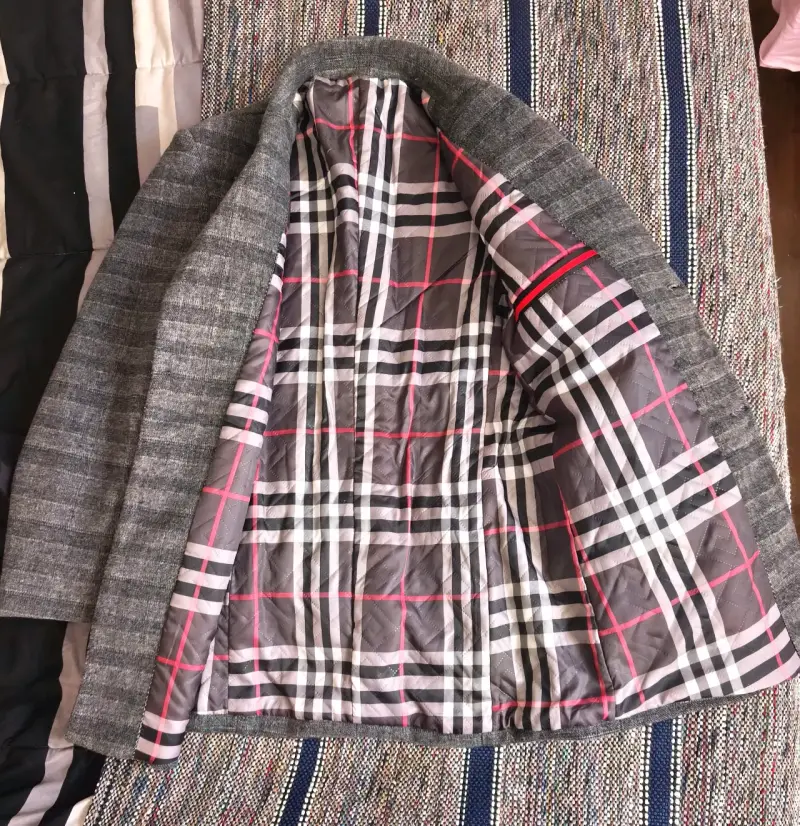 Abrigo gris para hombre - 4