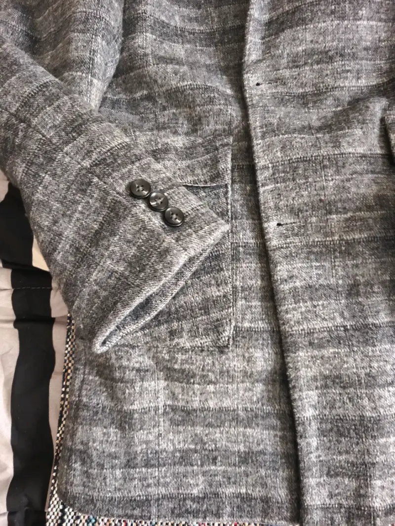 Abrigo gris para hombre - 5