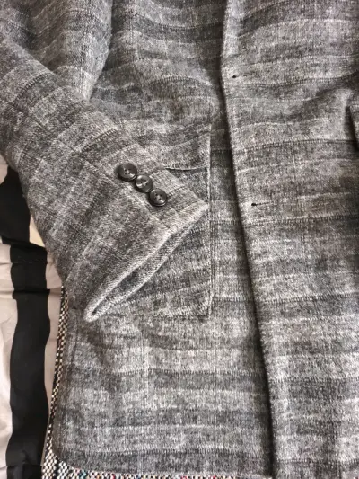 Abrigo gris para hombre - miniatura 5
