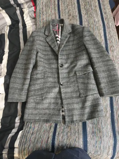 Abrigo gris para hombre - miniatura 6