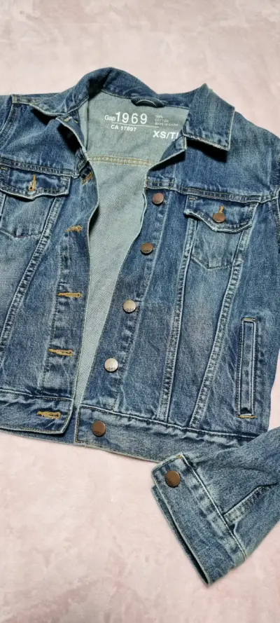 Chaqueta de mezclilla Gap 1969 azul - miniatura 2