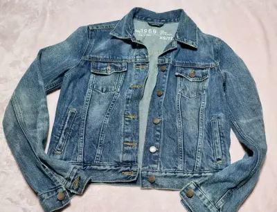 Chaqueta de mezclilla Gap 1969 azul - miniatura 4
