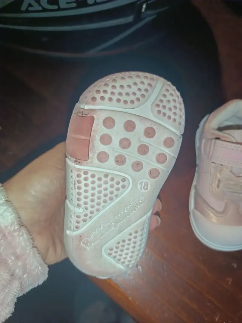 Zapatillas bebé rosadas Bubblegummers - 3