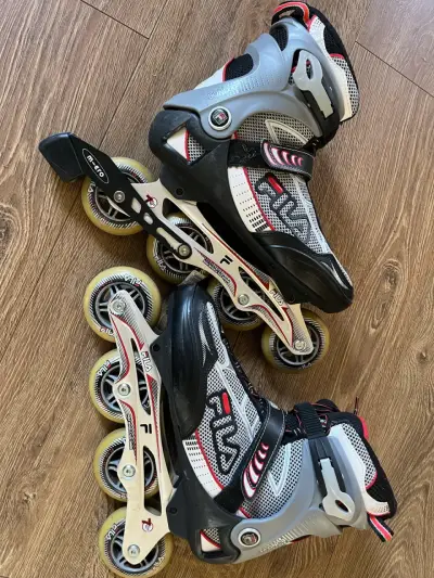 Patines en línea Fila negros y grises - miniatura 1
