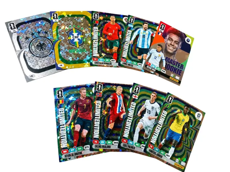 Cartas Panini edición limitada