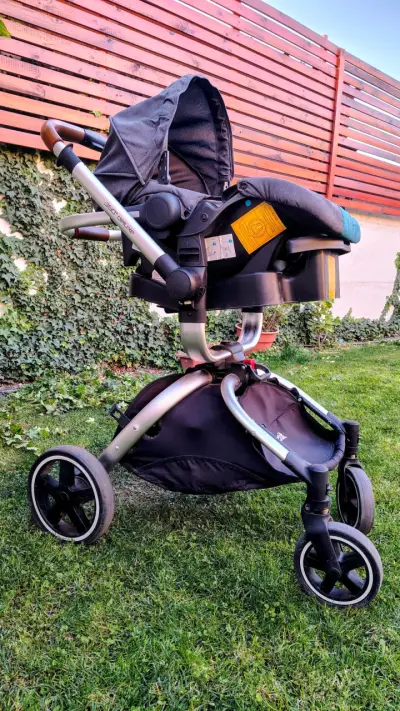 Coche de bebé Bebesit con silla de auto - miniatura 2
