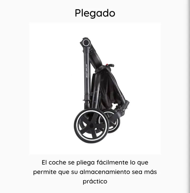 Coche de bebé Bebesit con silla de auto - 5