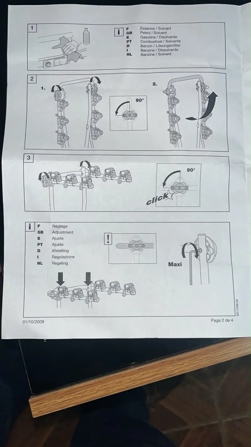 Portabicicletas para auto de 3 bicicletas - 2