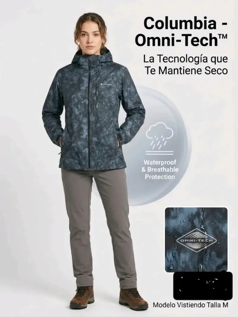 Chaqueta Columbia Omni-Tech impermeable mujer