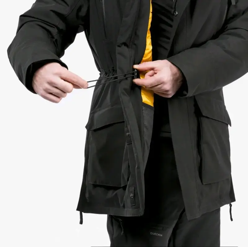 Chaqueta impermeable Quechua negra para invierno - 2