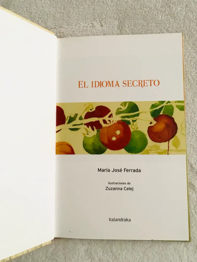 Libro 'El Idioma Secreto' de María José Ferrada - 3