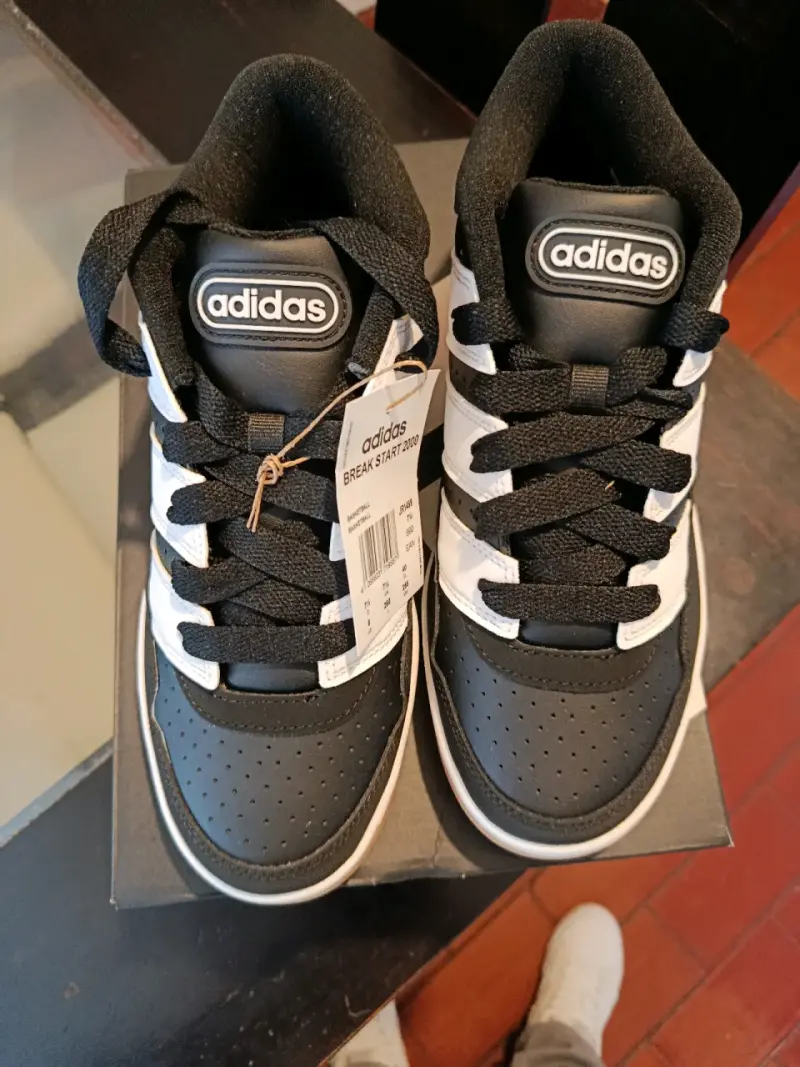 Zapatillas Adidas Breaknet negras y blancas - 4