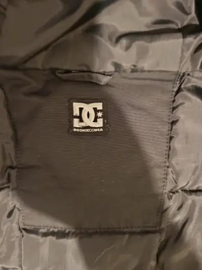 Parka DC negra con capucha para hombre - miniatura 5