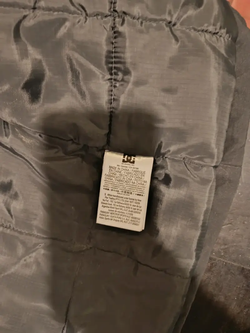 Parka DC negra con capucha para hombre - 6