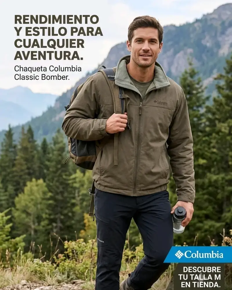 Chaqueta Columbia Classic Bomber para hombre - 1