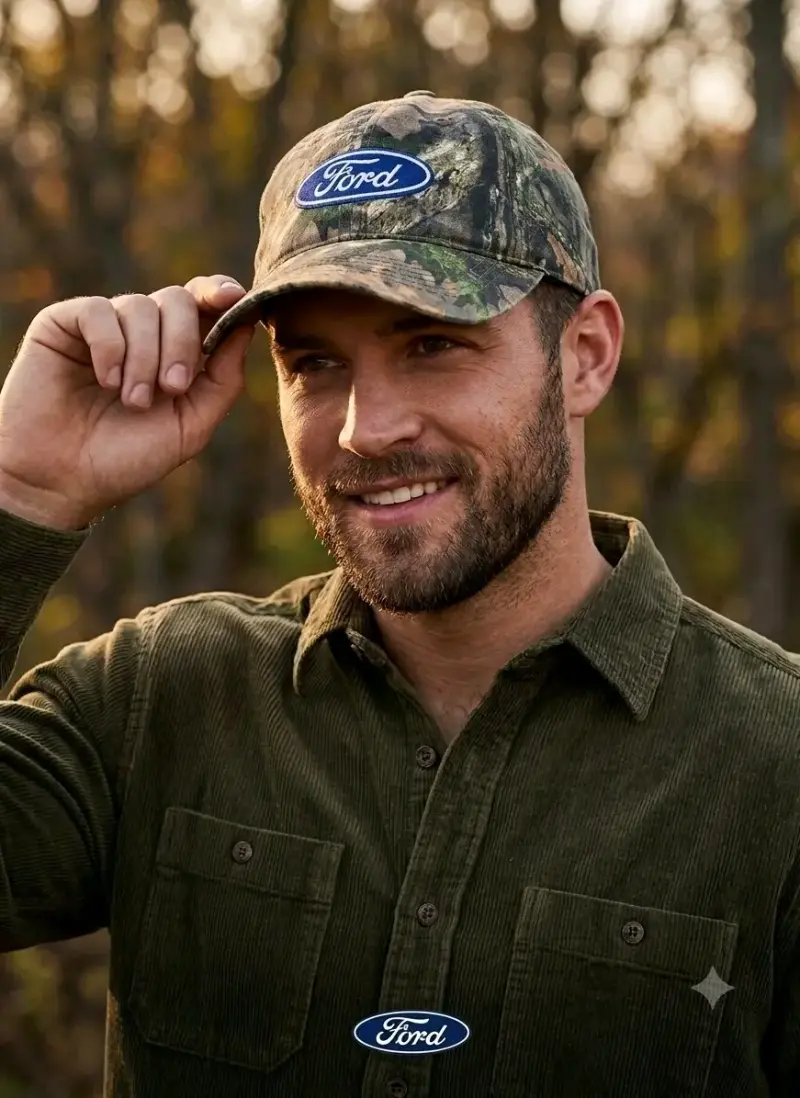 Gorra camuflada Ford estilo outdoor - 1