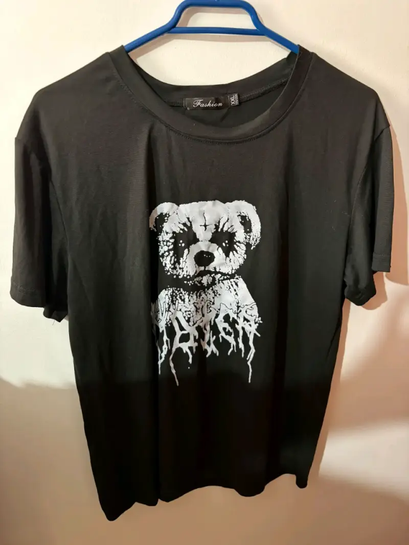 Polera Gotica Osito