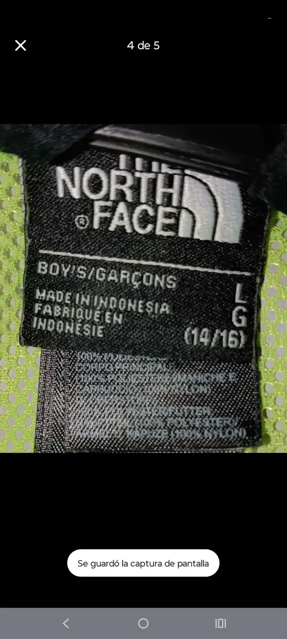 Chaqueta impermeable The North Face niño - 2