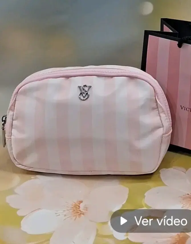 Riñonera rosa a rayas estilo casual - 3