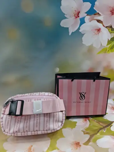 Riñonera rosa con diseño estampado - miniatura 5