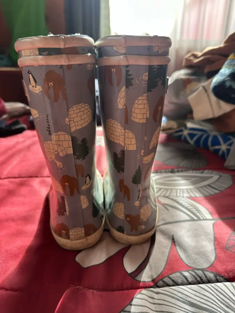 Botas de lluvia infantiles con diseño de osos - 1