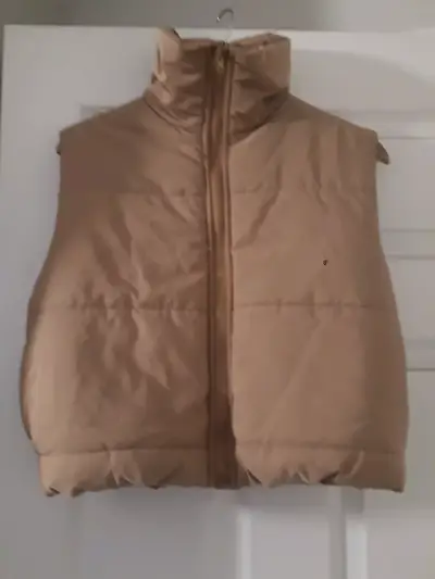 Parka sin mangas  beige - miniatura 1
