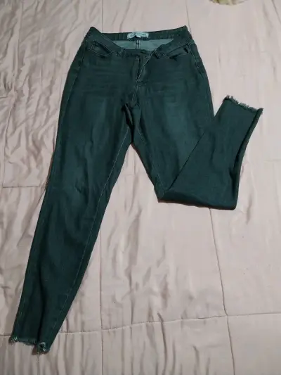 Pantalone Mujer elasticado, Cartera Cuero Negro - miniatura 4
