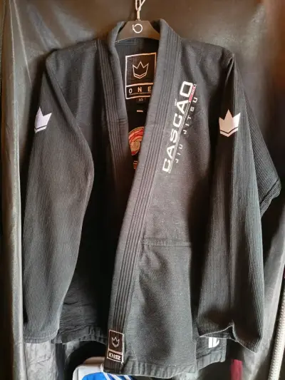 Kimono Jiu Jitsu the kingz negro A3 - miniatura 1